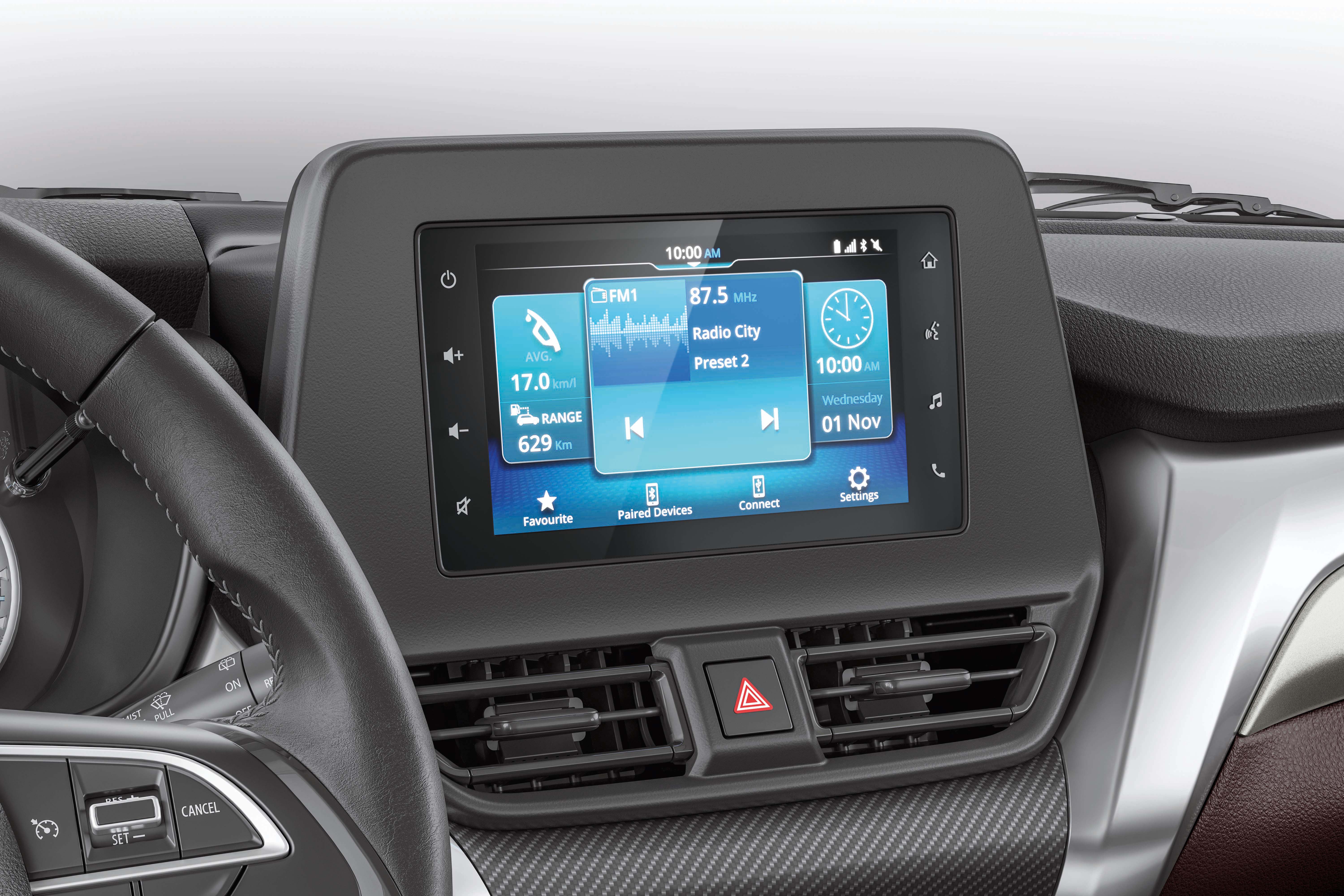 new suzuki fronx technology interactive display